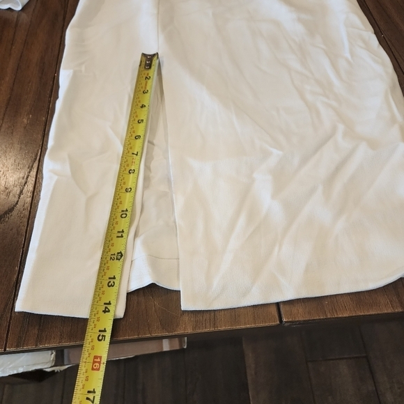 BHLDN Dress The Population Erin white off the shoulder cocktail mini Midi dress - Picture 11 of 16